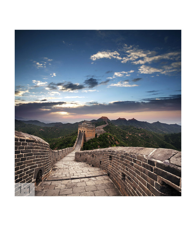Acoustic picture "Chinese Wall" - in an elegant aluminum frame