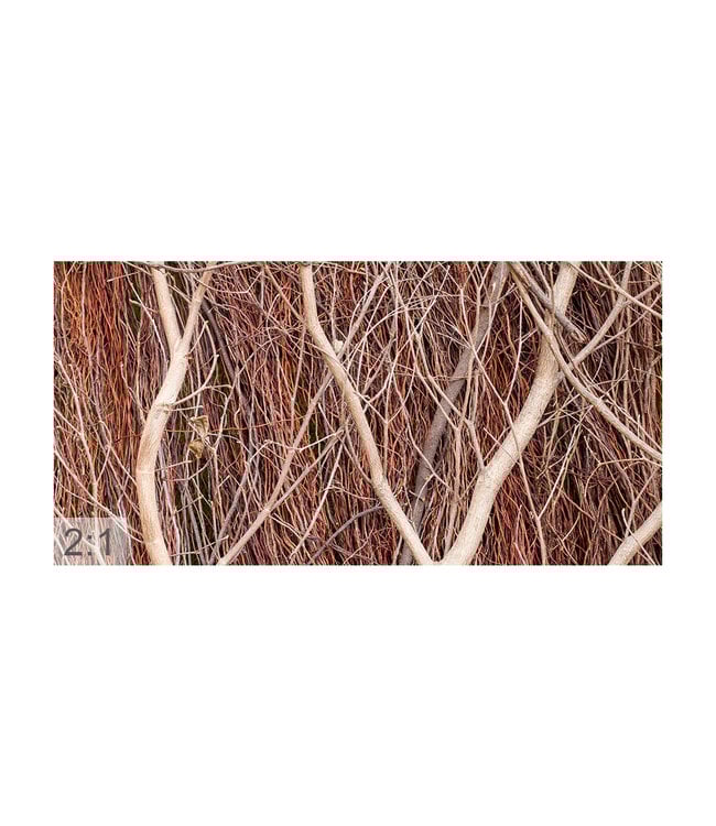 Acoustic picture "Wood" - in an elegant aluminum frame