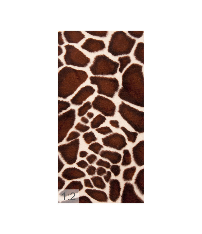 Akustisk bilde "Giraffe" - i en elegant aluminiumsramme