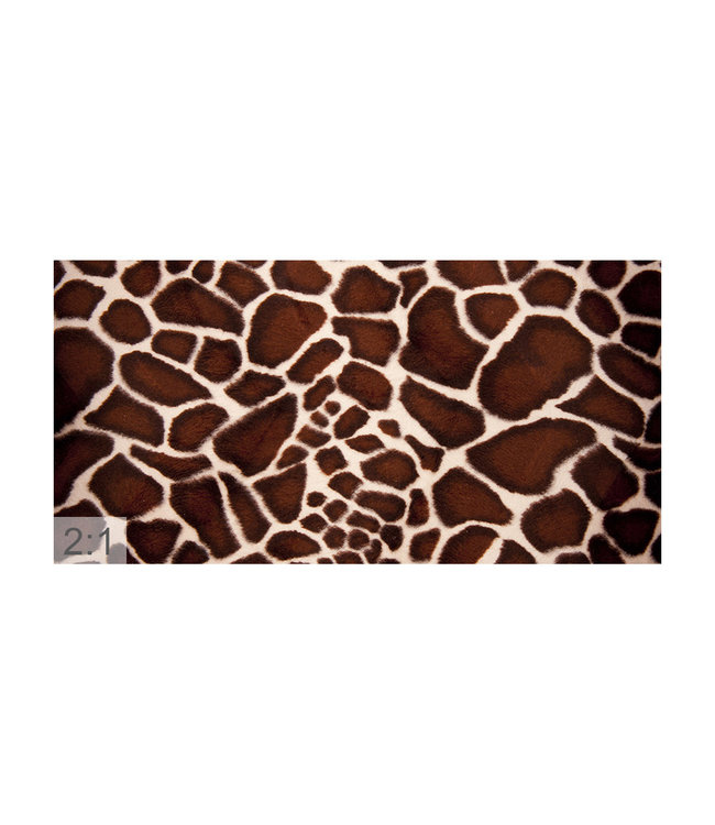 Akustikbild “Giraffe“ - in einem eleganten Aluminiumrahmen