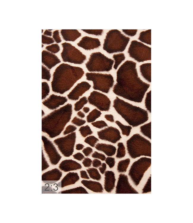 Akustisk bilde "Giraffe" - i en elegant aluminiumsramme