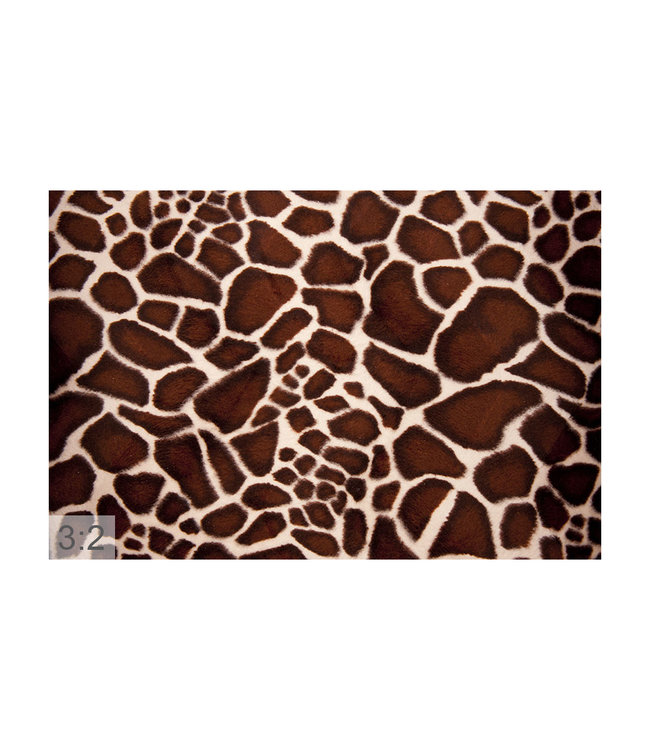 Akustikbild “Giraffe“ - in einem eleganten Aluminiumrahmen