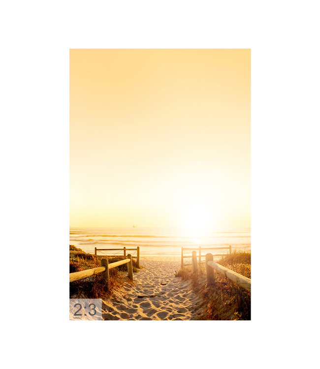 Akustikbild  “Sylt“ -in einem eleganten Aluminiumrahmen