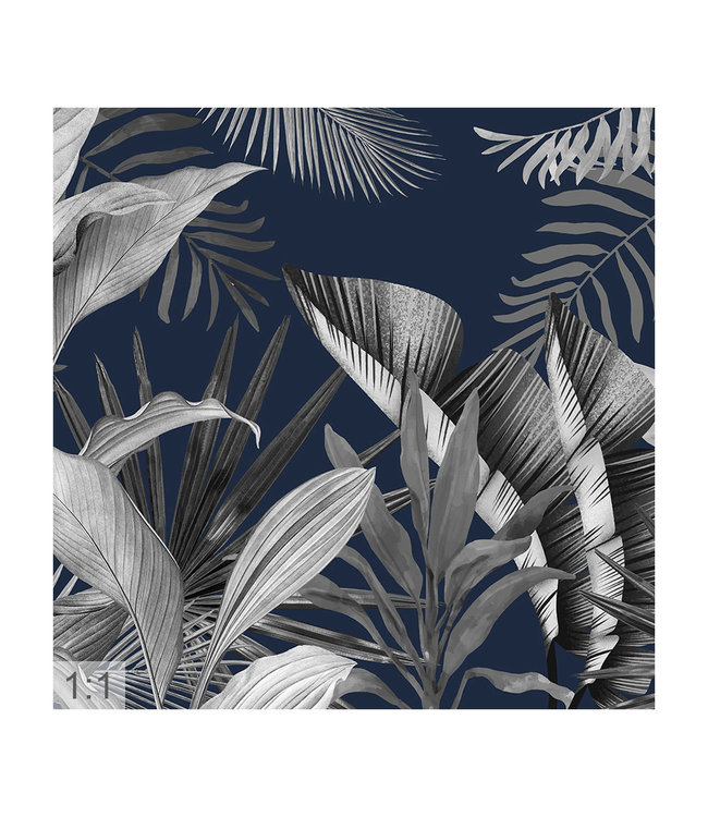 Akustisk bilde  "Jungle Fern" - i en elegant aluminiumsramme