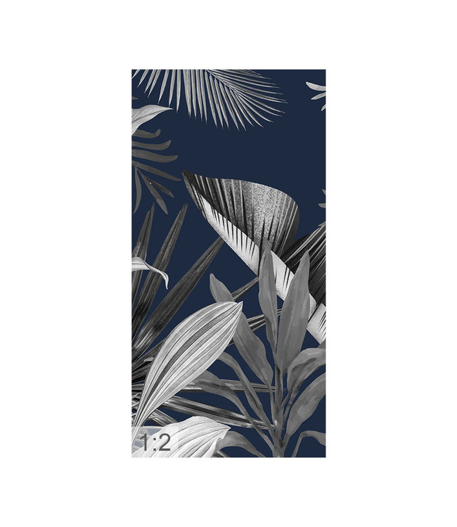 Akustisk bilde  "Jungle Fern" - i en elegant aluminiumsramme