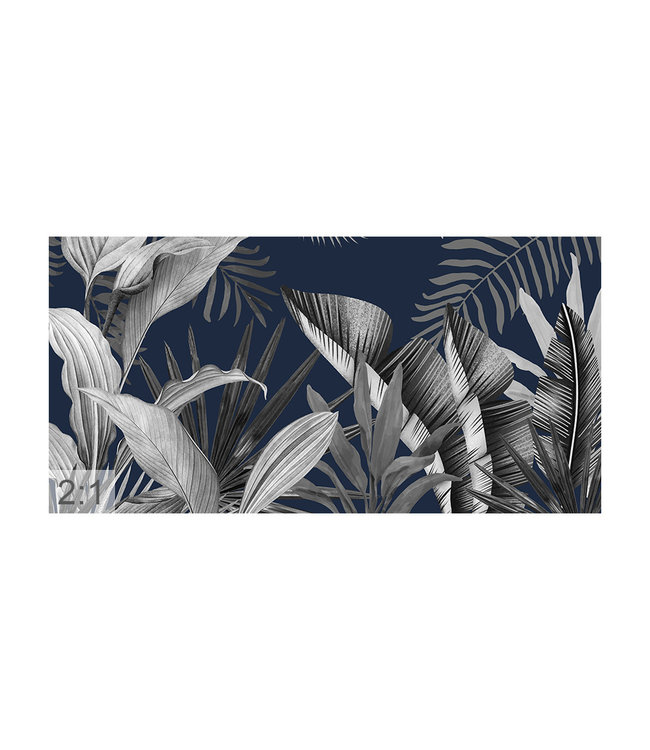 Akustisk bilde  "Jungle Fern" - i en elegant aluminiumsramme