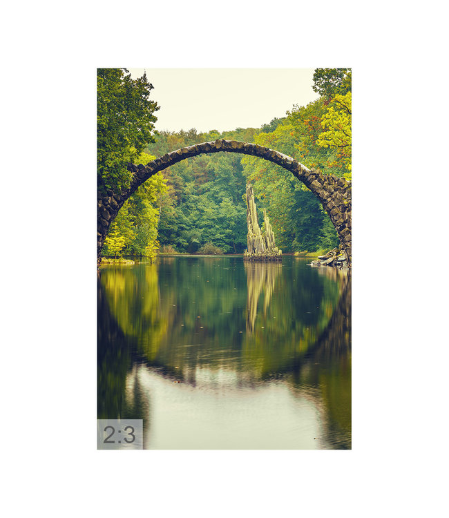 Akustikbild  “Natur" - in einem eleganten Aluminiumrahmen