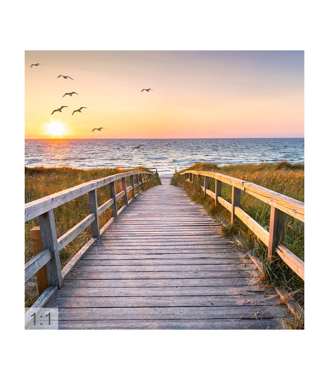 Akustiske bilde - lydabsorberende bilder "Path to Happiness"- Attraktiv løsning for støyreduksjon!