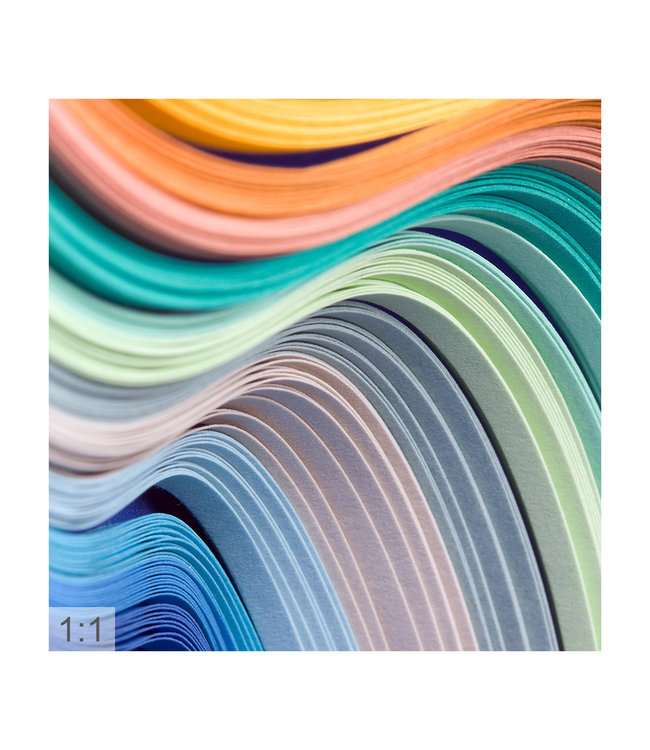 Akustisk bilde"Spill av farger" - i en elegant aluminiumsramme