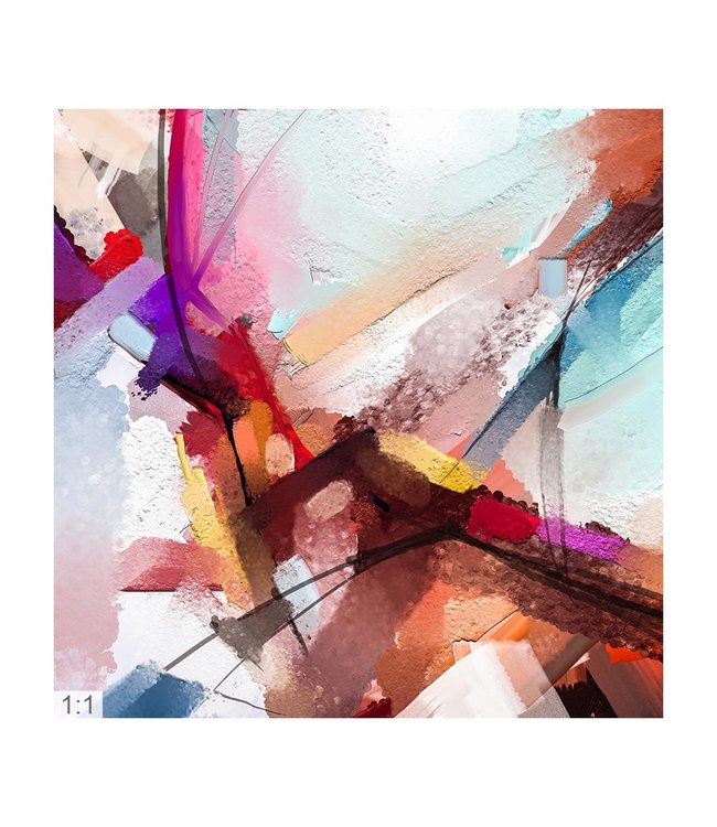 Akustiske bilde  "Abstract Art 4" - i en elegant aluminiumsramme