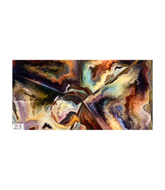 Acoustic picture "Living Canvas" - in an elegant aluminum frame