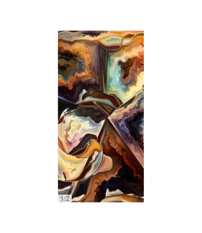 Acoustic picture "Living Canvas" - in an elegant aluminum frame