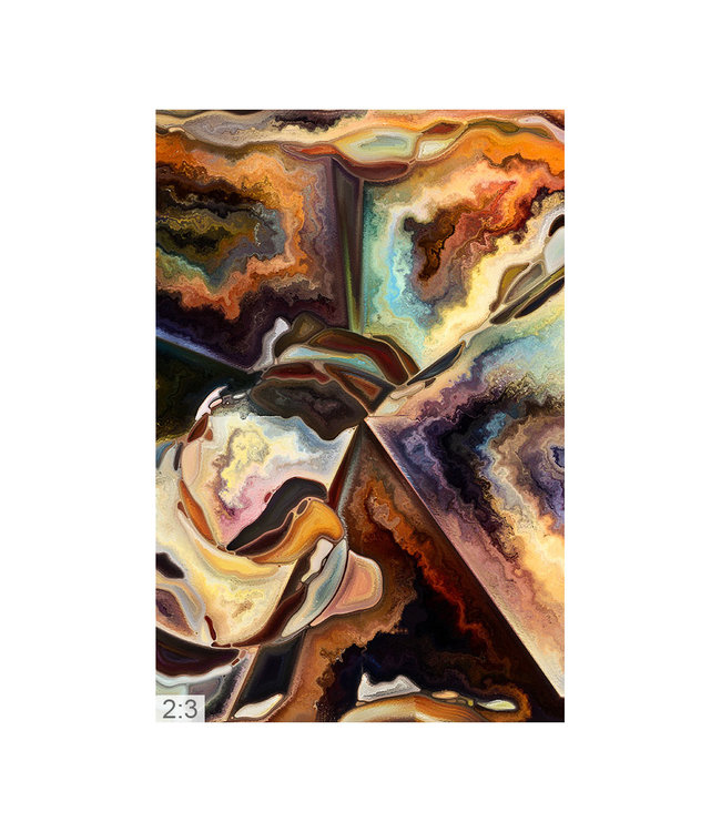 Acoustic picture "Living Canvas" - in an elegant aluminum frame