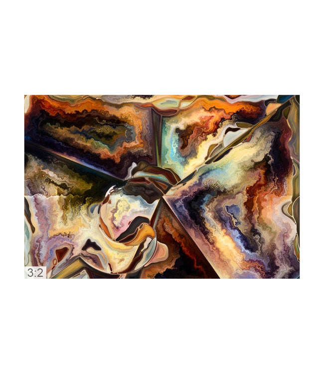 Acoustic picture "Living Canvas" - in an elegant aluminum frame