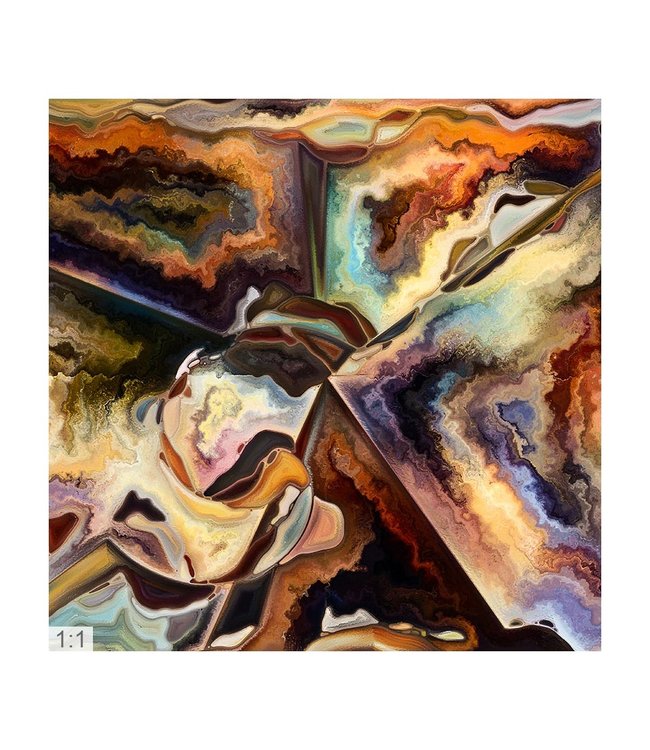 Acoustic picture "Living Canvas" - in an elegant aluminum frame