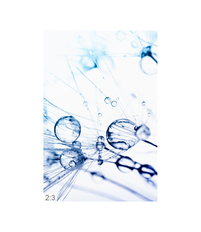 Acoustic picture "macro drips" - An elegant solution for noise reduction!