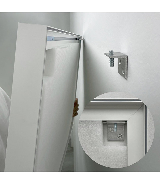 Akustisk bilde - lydabsorberende bilder trekrone - i en elegant aluminiumsramme