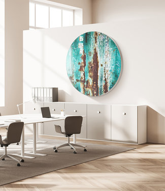 Round acoustic picture "Wall Texture"-
