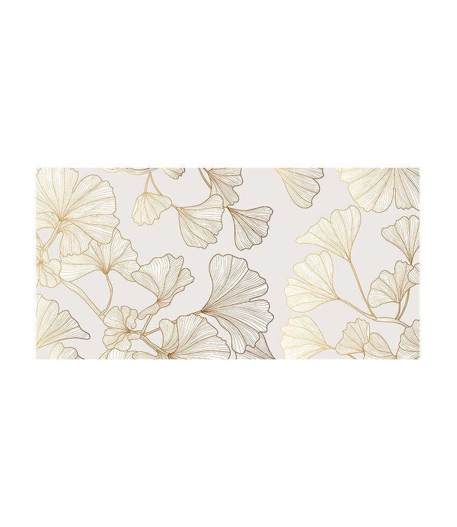 Akustisk bilde "Golden Flower"- i en elegant aluminiumsramme