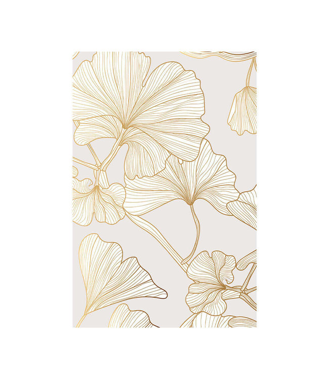 Akustikbild "Golden Flower"- in einem eleganten Aluminiumrahmen