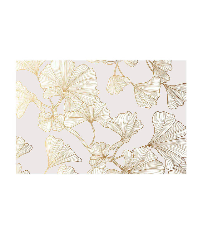 Akustikbild "Golden Flower"- in einem eleganten Aluminiumrahmen