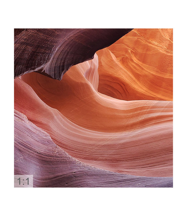 Acoustic picture " Canoyn" - in an elegant aluminum frame