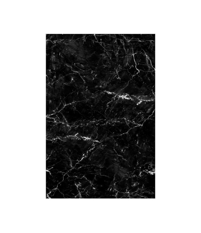Akustisk bilde "Black Marble" - i en elegant aluminiumsramme