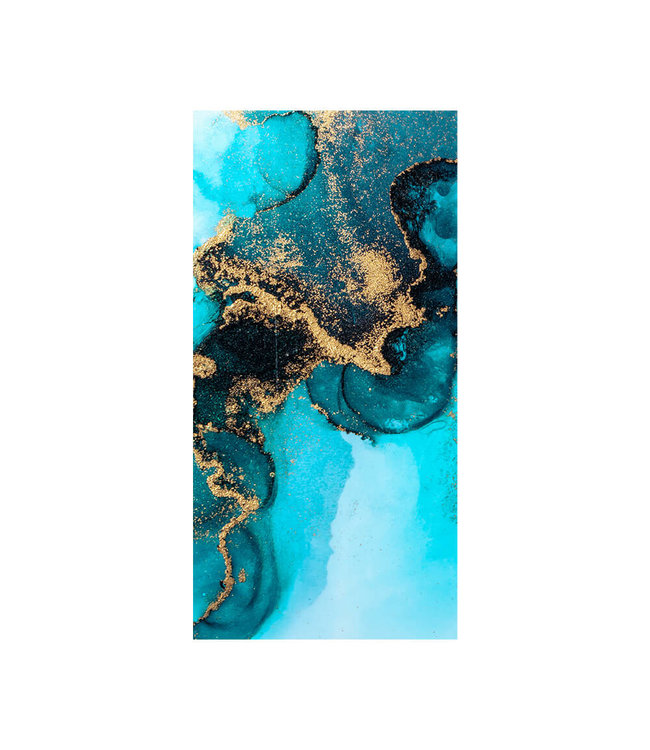 Akustisk bilde "Marble liquid ink" - i en elegant aluminiumsramme