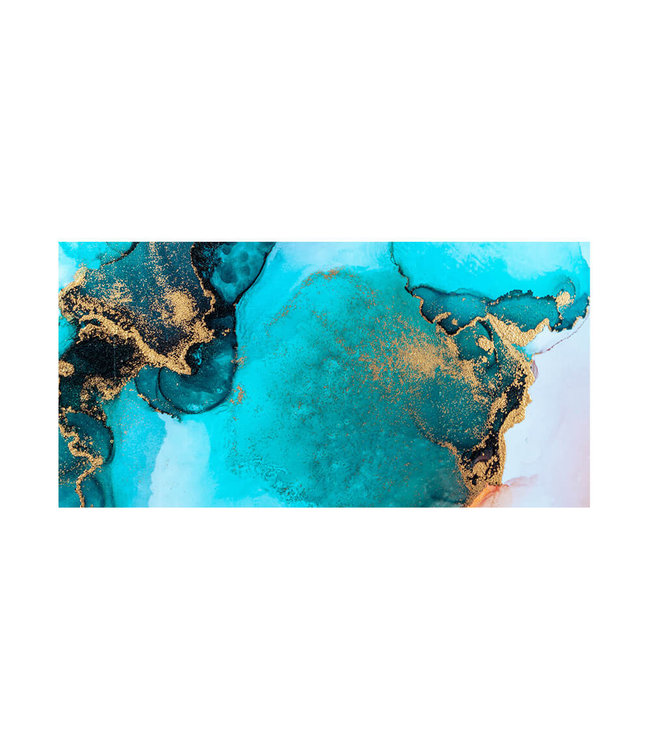 Akustisk bilde "Marble liquid ink" - i en elegant aluminiumsramme