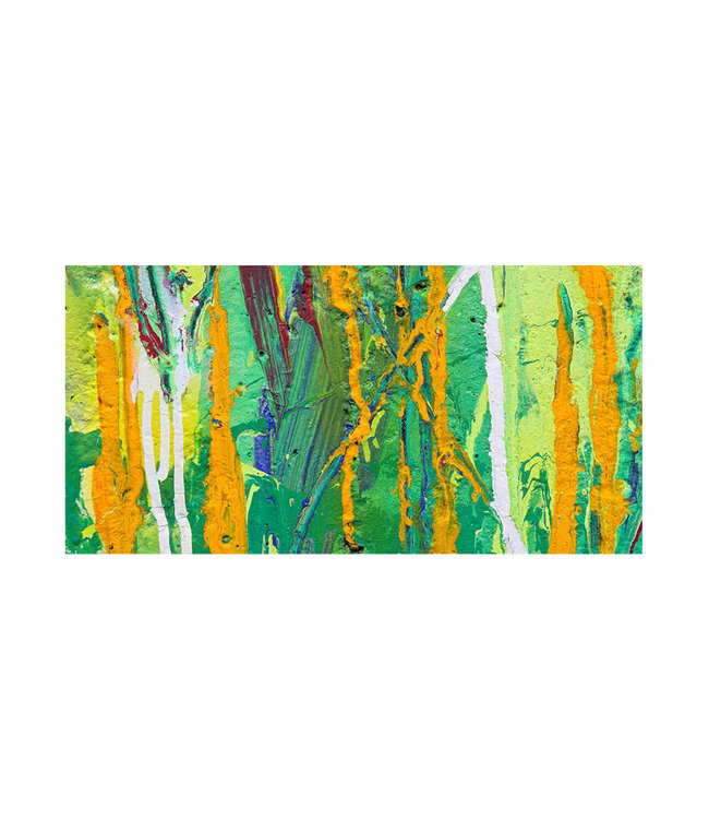 Acoustic picture "Wall painting"- in an elegant aluminum frame