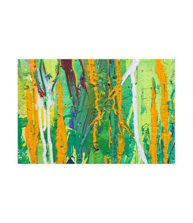 Acoustic picture "Wall painting"- in an elegant aluminum frame