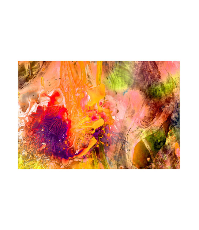 Acoustic picture "Joyous life"- in an elegant aluminum frame