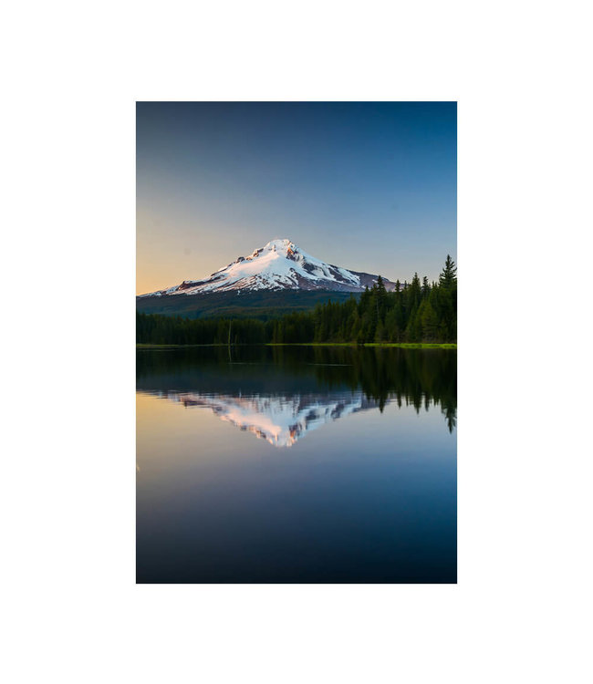 Akustikbild "Mount Hood"- in einem eleganten Aluminiumrahmen