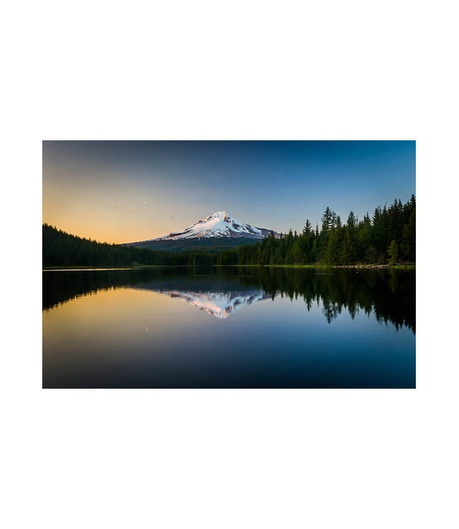 Akustikbild "Mount Hood"- in einem eleganten Aluminiumrahmen