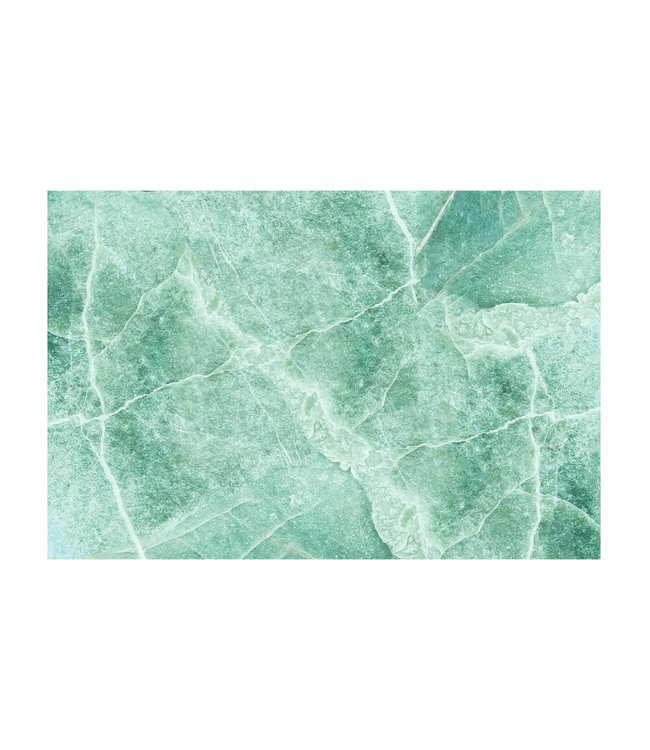 Acoustic picture "Green marble"- in an elegant aluminum frame