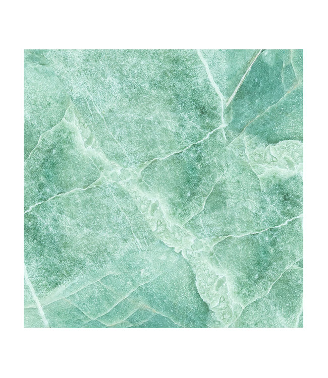 Acoustic picture "Green marble"- in an elegant aluminum frame