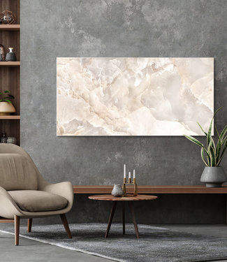 Akustikbild "Beige marble"