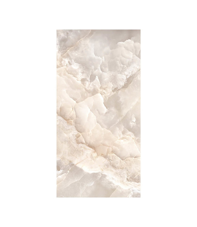 Acoustic picture "Beige marble"- in an elegant aluminum frame