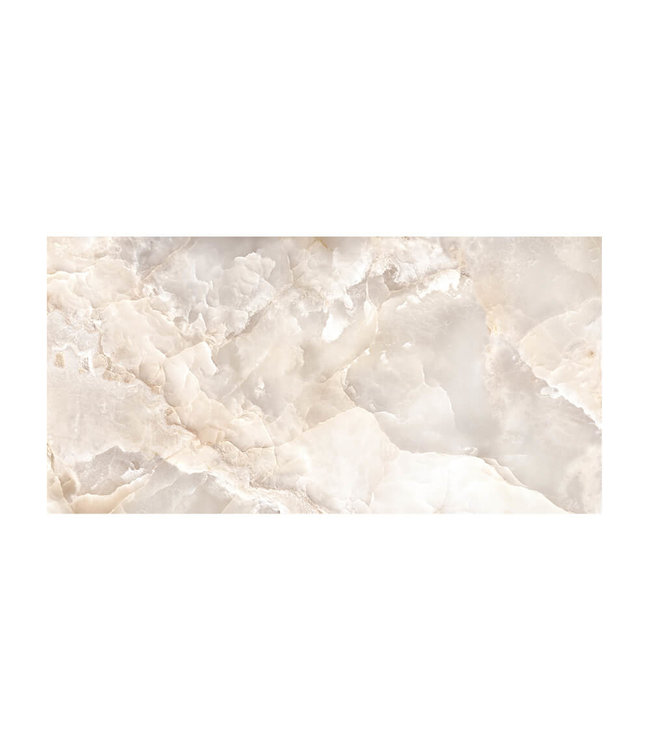 Akustisk bilde "Beige marble"- i en elegant aluminiumsramme