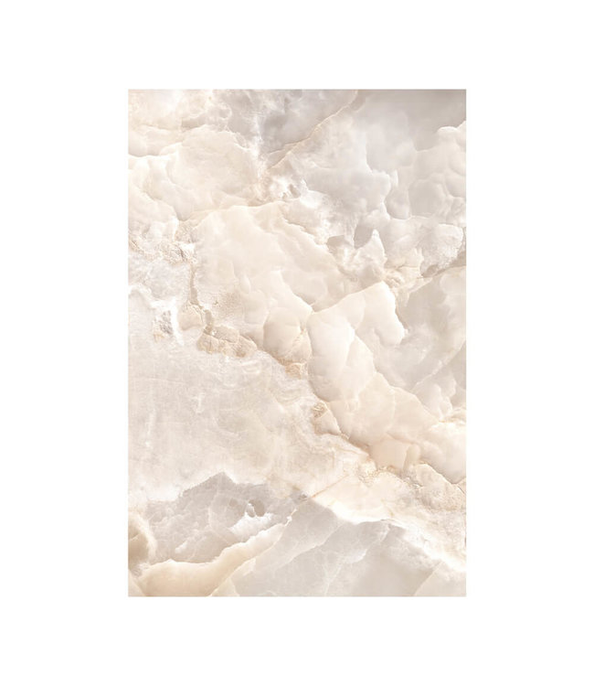 Akustikbild "Beige marble"- in einem eleganten Aluminiumrahmen