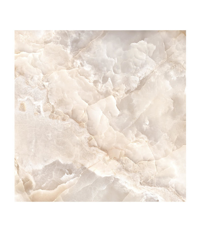 Acoustic picture "Beige marble"- in an elegant aluminum frame