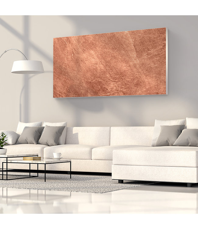 Acoustic picture "Copper metallic"- in an elegant aluminum frame