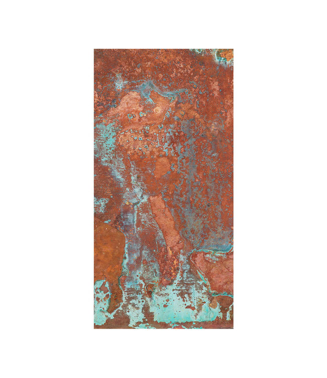 Acoustic picture "Copper texture" - in an elegant aluminum frame