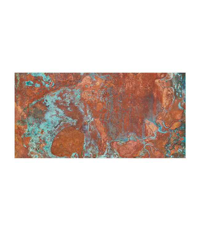 Akustikbild "Copper texture" - in einem eleganten Aluminiumrahmen