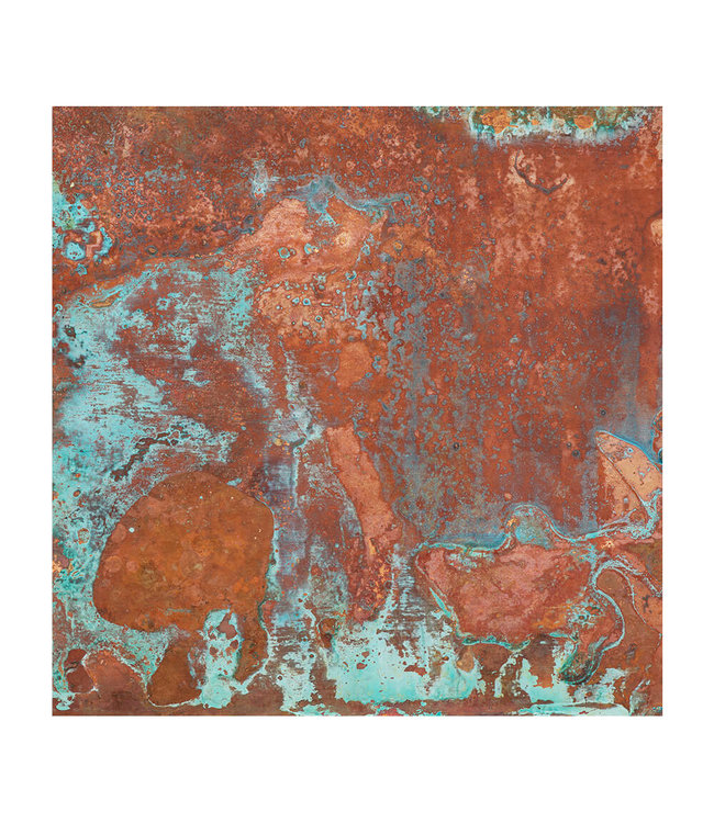 Acoustic picture "Copper texture" - in an elegant aluminum frame