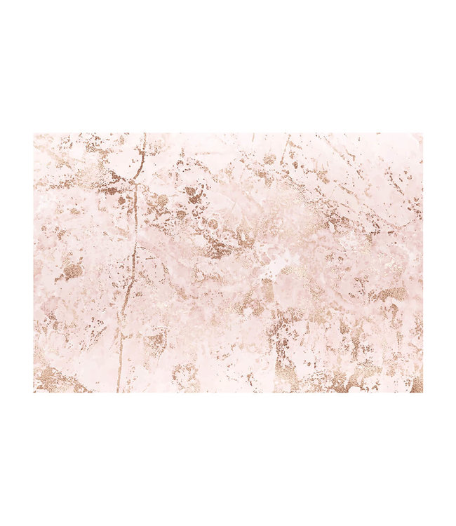 Akustisk bilde "Rosegold Marble" - i en elegant aluminiumsramme