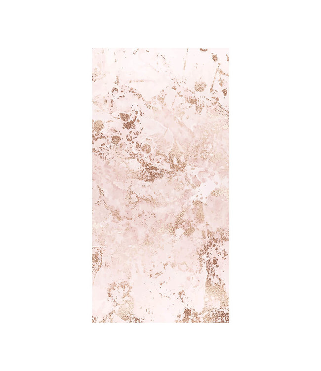 Akustikbild "Rosegold Marble" - in einem eleganten Aluminiumrahmen