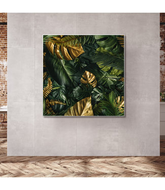 Akustisk bilde "Gold and green tropical"