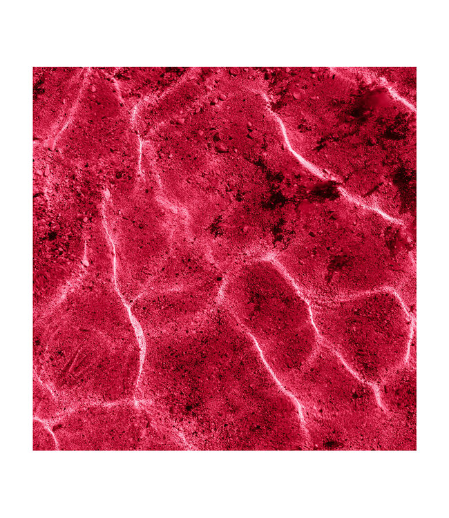 Akustikbild "Sea reflection magenta" - in einem eleganten Aluminiumrahmen