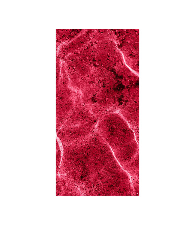 Akustikbild "Sea reflection magenta" - in einem eleganten Aluminiumrahmen